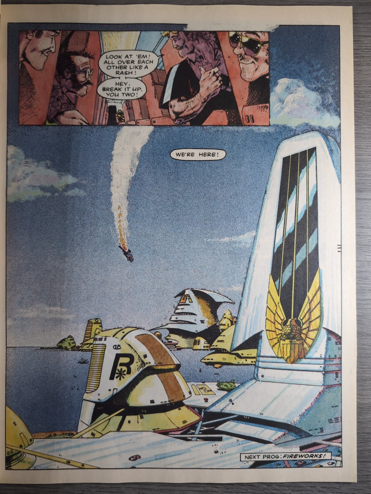 2000AD Prog 655 Featuring Judge Dread Comic 2nd Dec 1989 Vintage Retro Comic - Retrorama UK