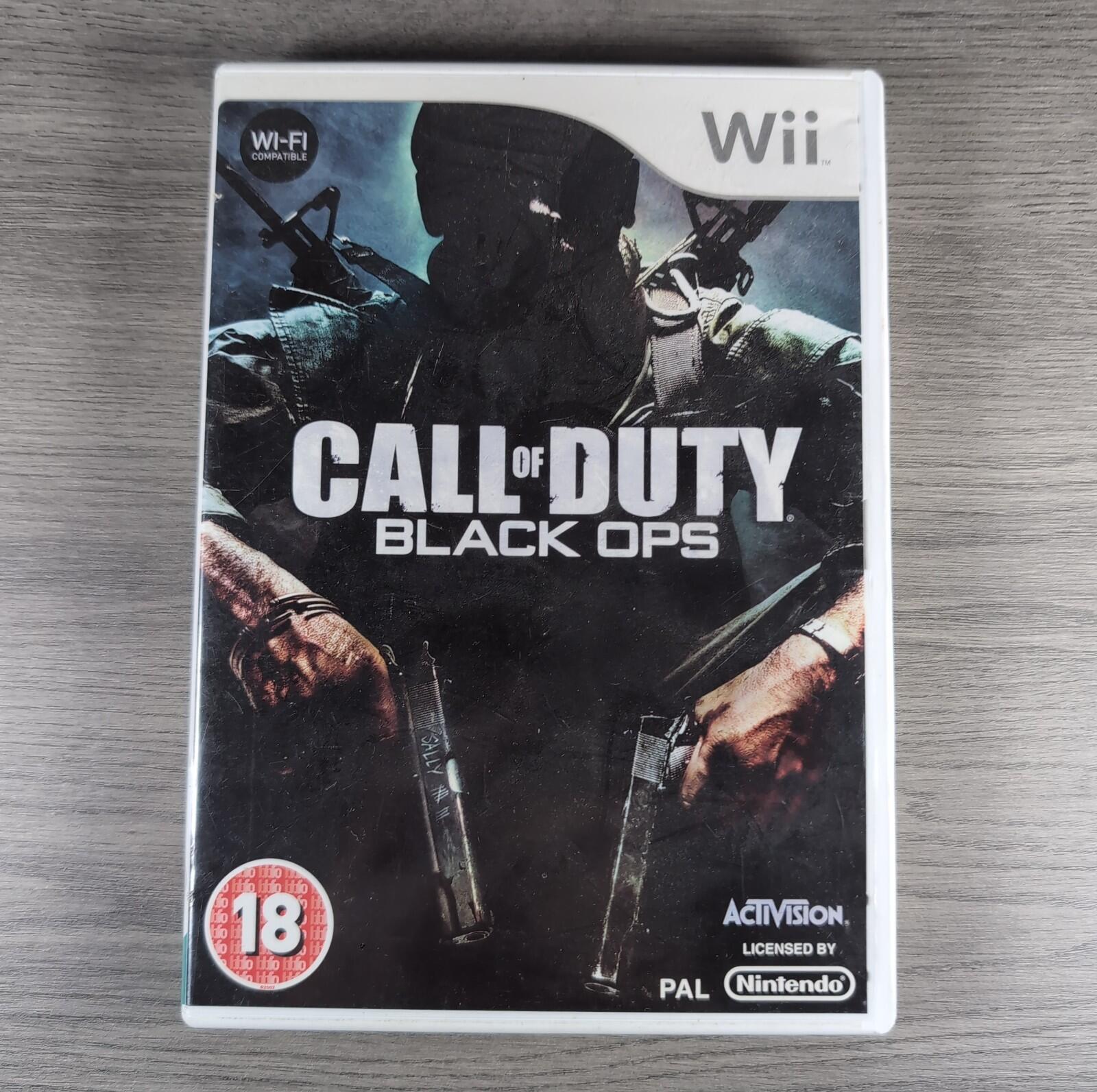 Call Of Duty Black Ops Nintendo Wii Game & Manual Tested & Working VGC Disk