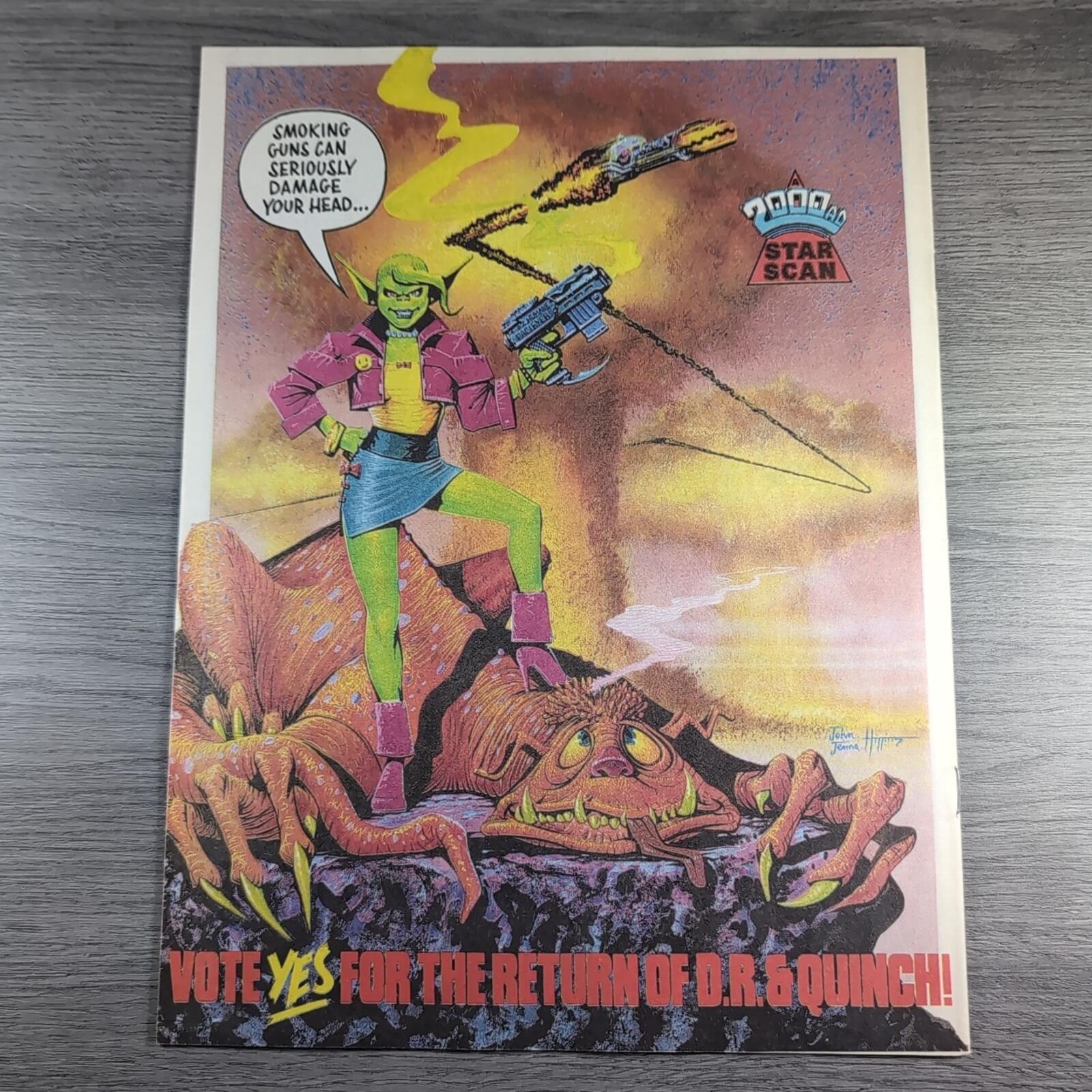 2000AD Prog 536 Featuring Judge Dredd 22nd August 1987 Vintage Comic