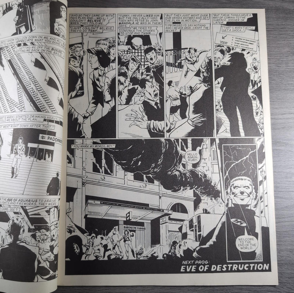2000AD Prog 544 Featuring Judge Dredd 17th October 1987 Vintage Comic