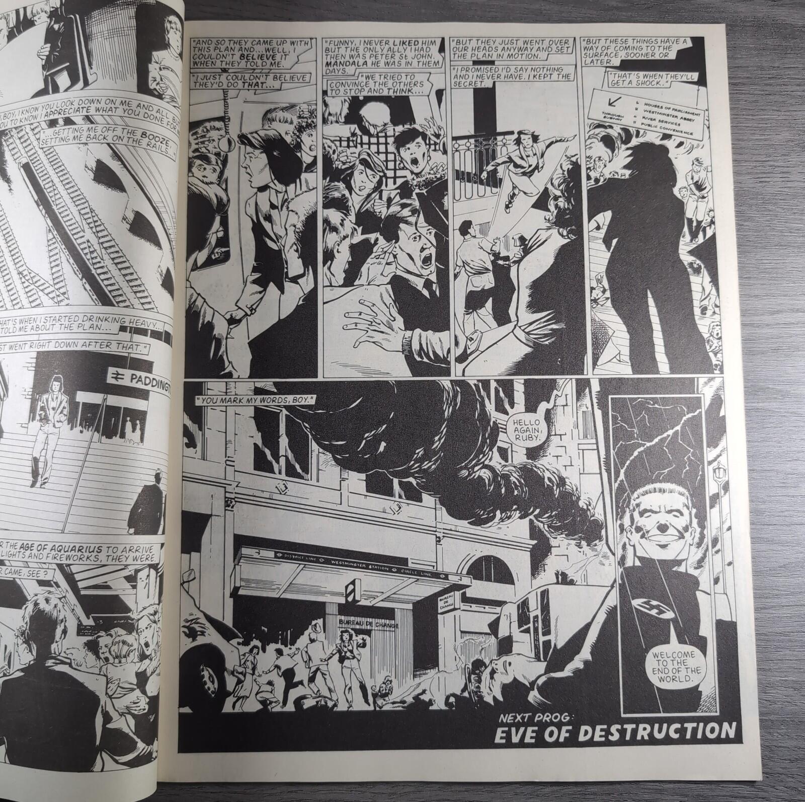 2000AD Prog 544 Featuring Judge Dredd 17th October 1987 Vintage Comic