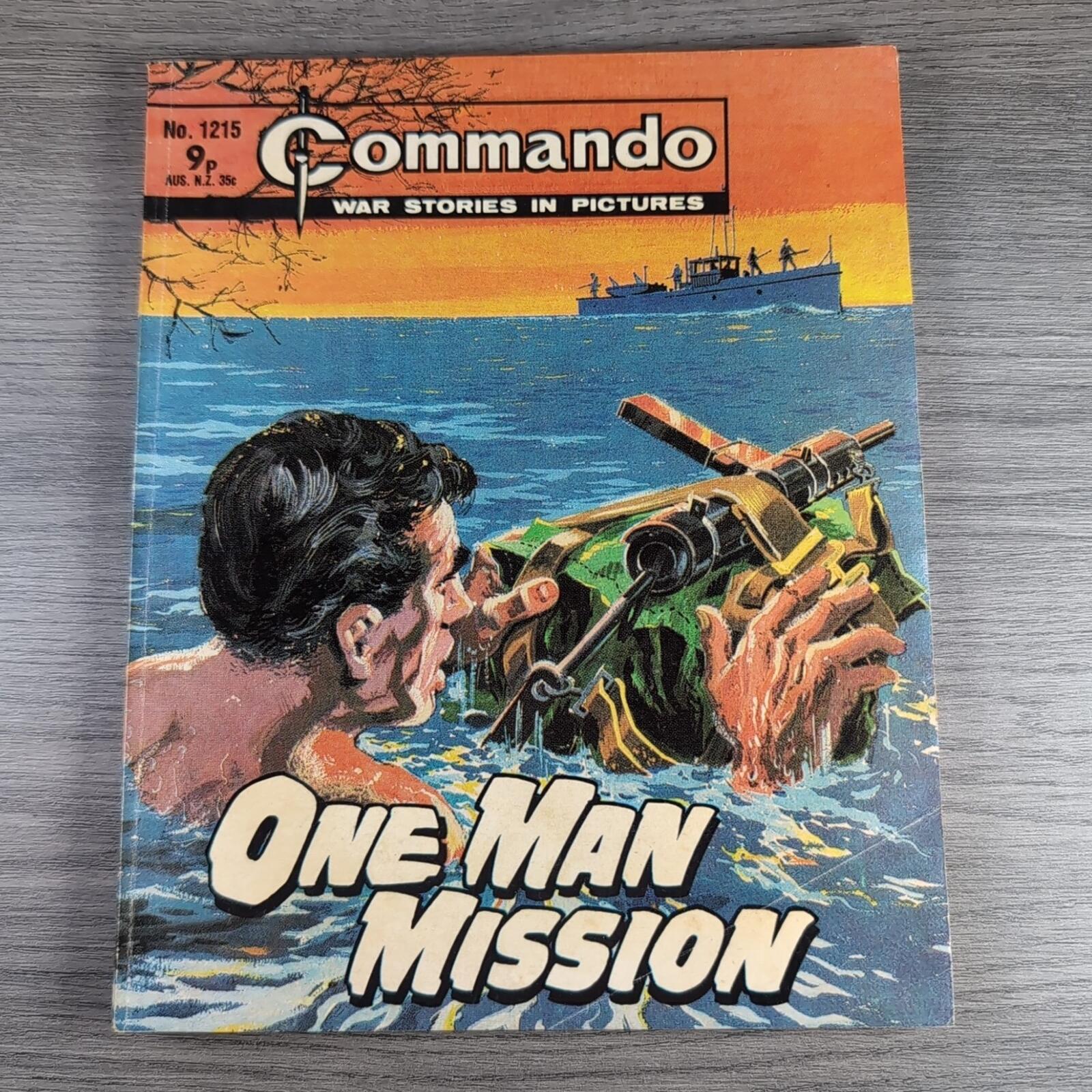 Commando Comic Issue Number 1215 One Man Mission