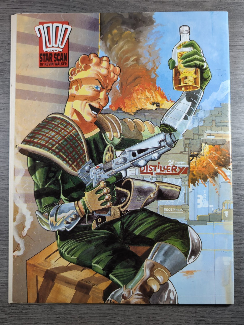 2000AD Prog 604  Featuring Judge Dread Comic 10th Dec 1988 Vintage Retro Comic