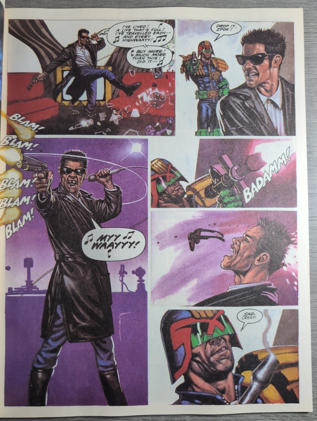2000AD Prog 839 Featuring Judge Dredd Comic 12th June 1993 Vintage Retro Comic