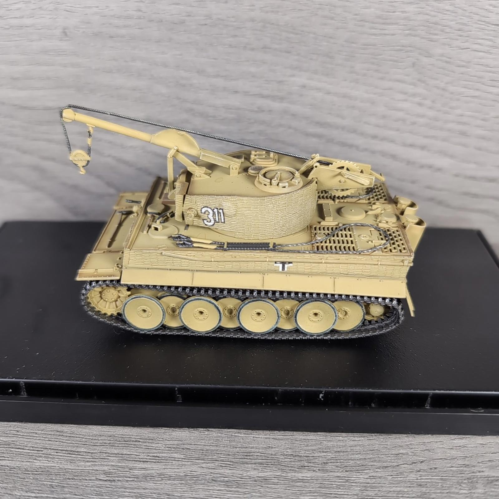 Dragon Armor BergePanzer Tiger I w/Zimmerit Italy 1944 1:72 Scale Model 60039