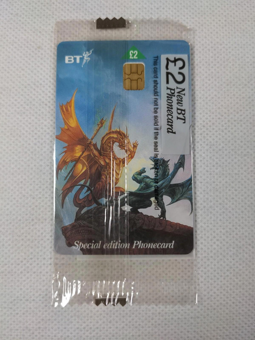 BT Phone Card  Special Edition Unused Vintage £2 Chip Phonecard Unopened Sealed - Retrorama UK