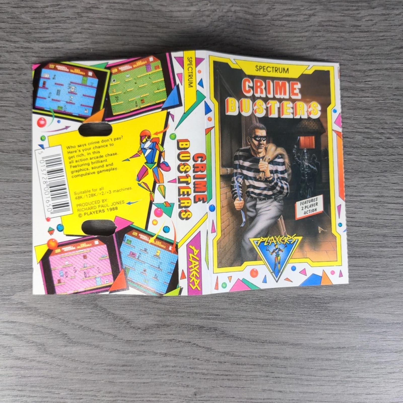 Crime Busters ZX Spectrum 48/128K Game Cassette Players Tested & Working