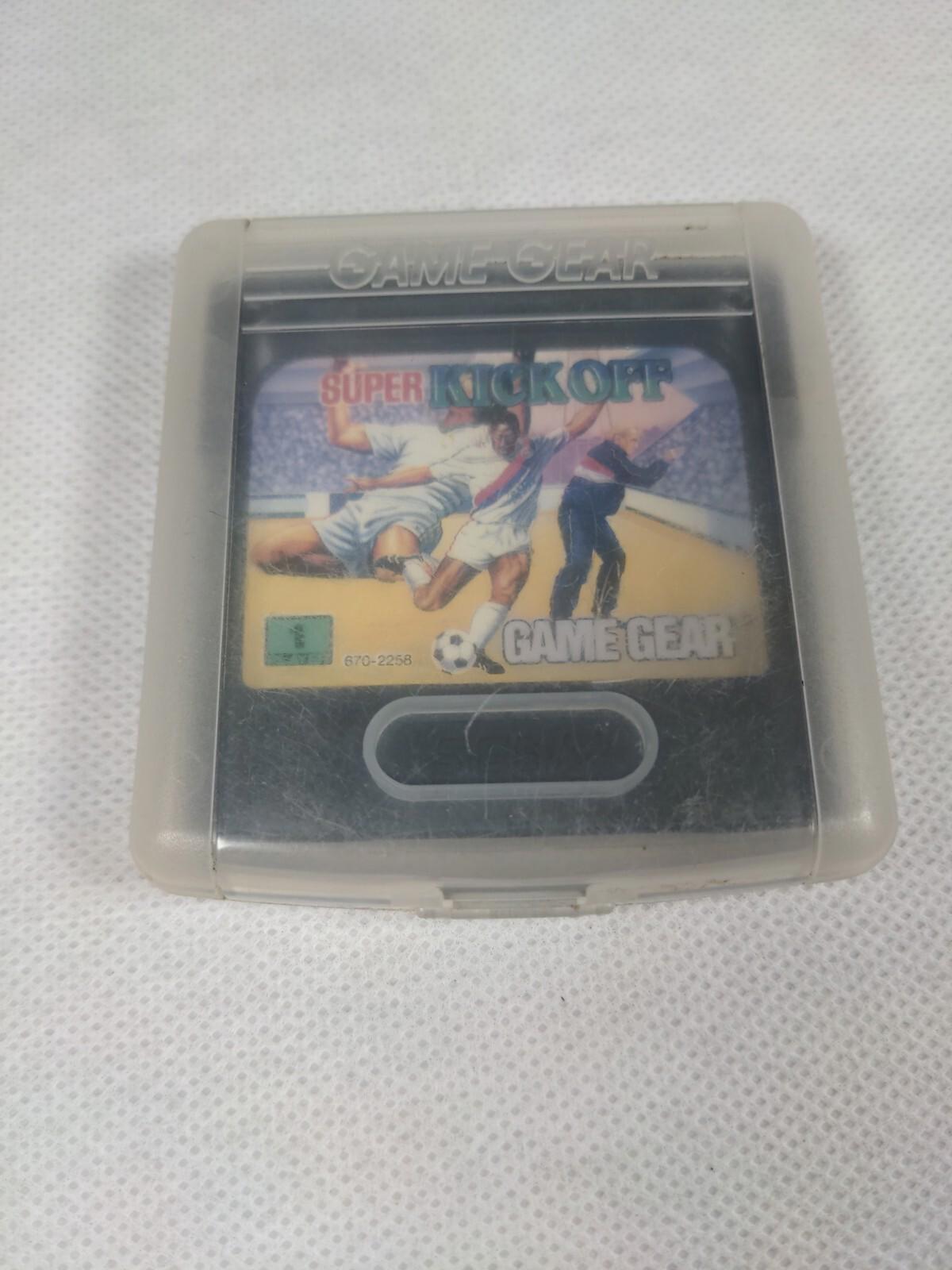 Super Kick Off Sega Game Gear Game + Manual Tested & Working Vintage Game