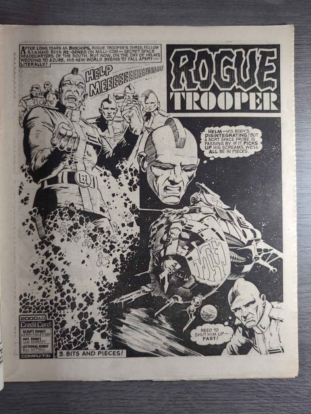 2000AD Prog 403 Featuring Judge Dread Comic 2nd Feb 1985 Vintage Retro Comic