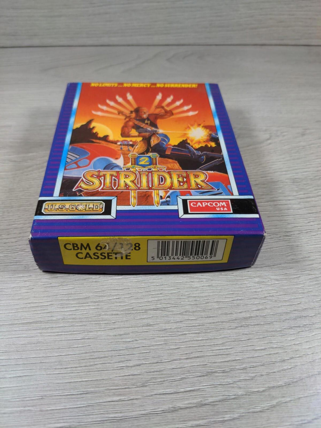 Strider 2 Commodore 64 C64 Video Game Cassette Capcom Tested & Working No Manual