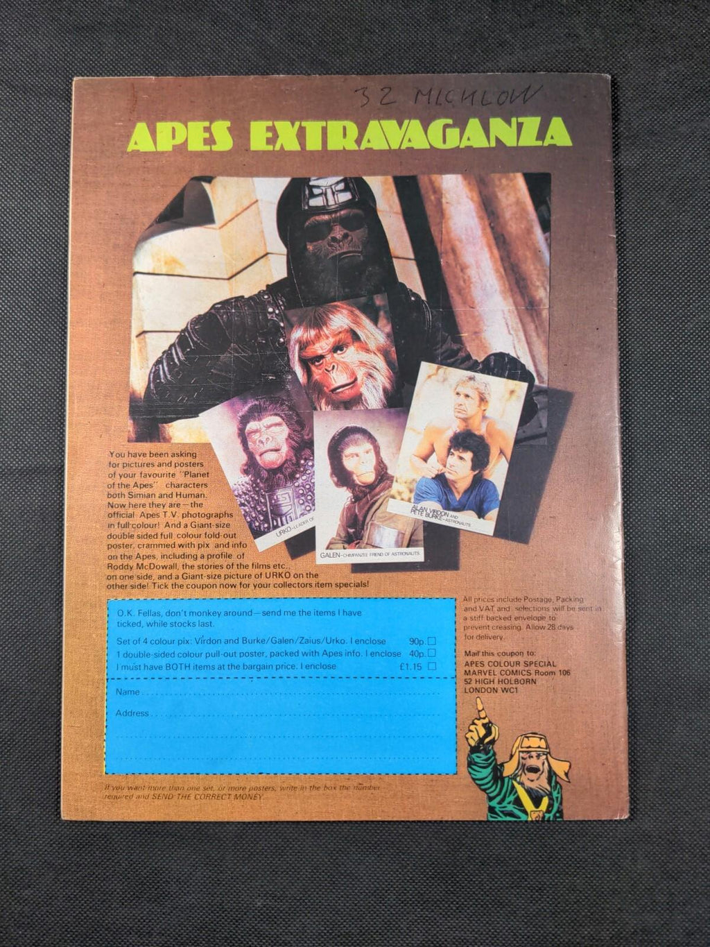 Mighty World of Marvel Issue No 158 October 1975 Marvel UK Vintage Comic - Retrorama UK