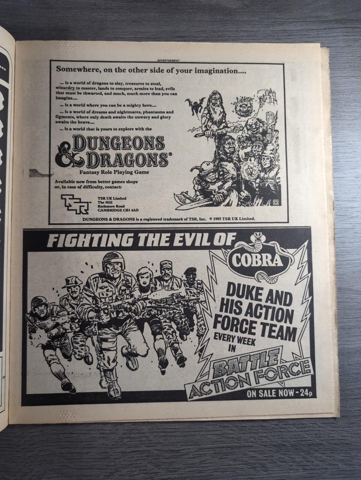 2000AD Prog 442 Featuring Judge Dread Comic 2nd Nov 1985 Vintage Retro Comic