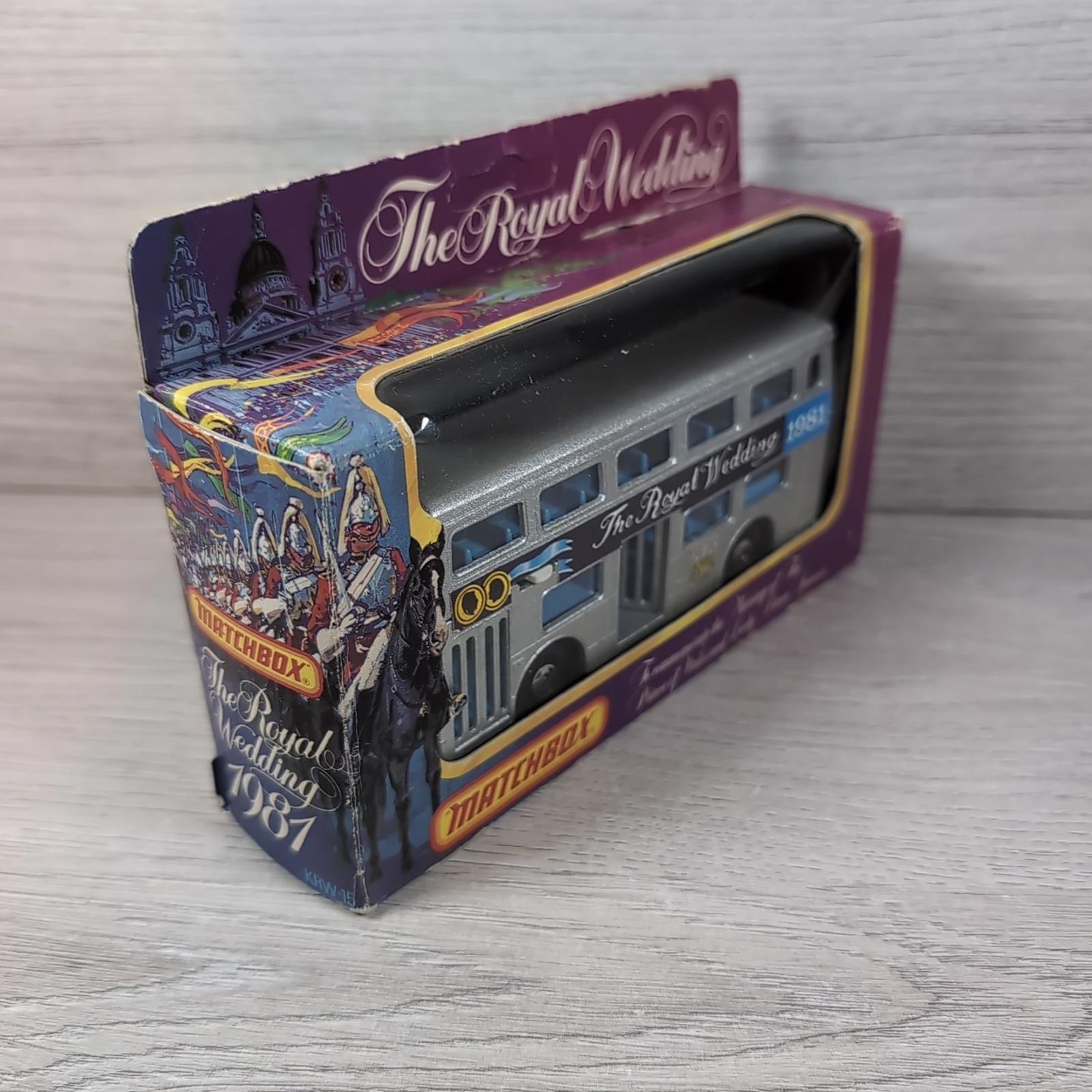 Matchbox 1981 Limited Edition Royal Wedding Bus Diecast Model