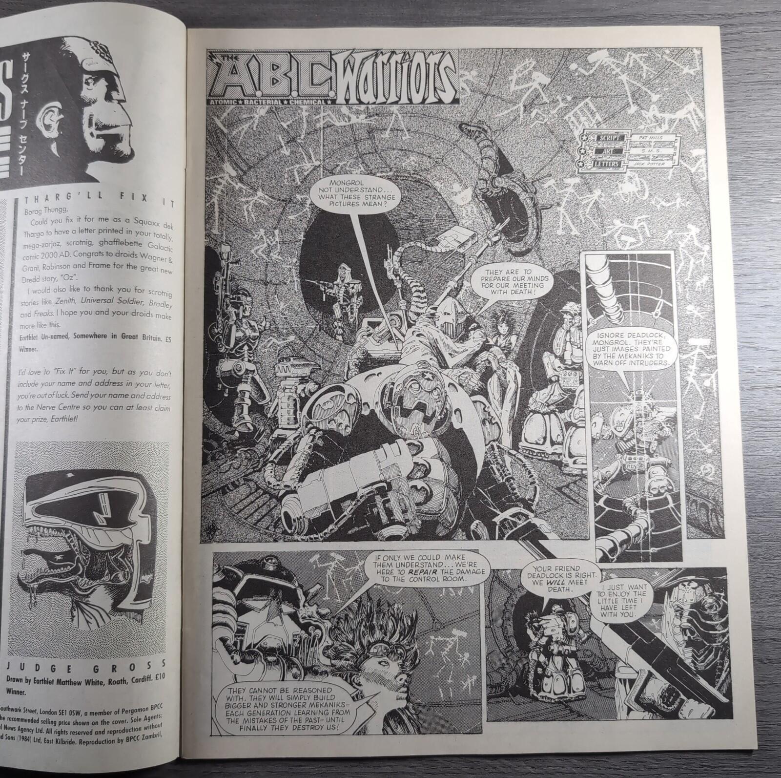 2000AD Prog 559 Featuring Judge Dredd 30th January 1988 Vintage Comic