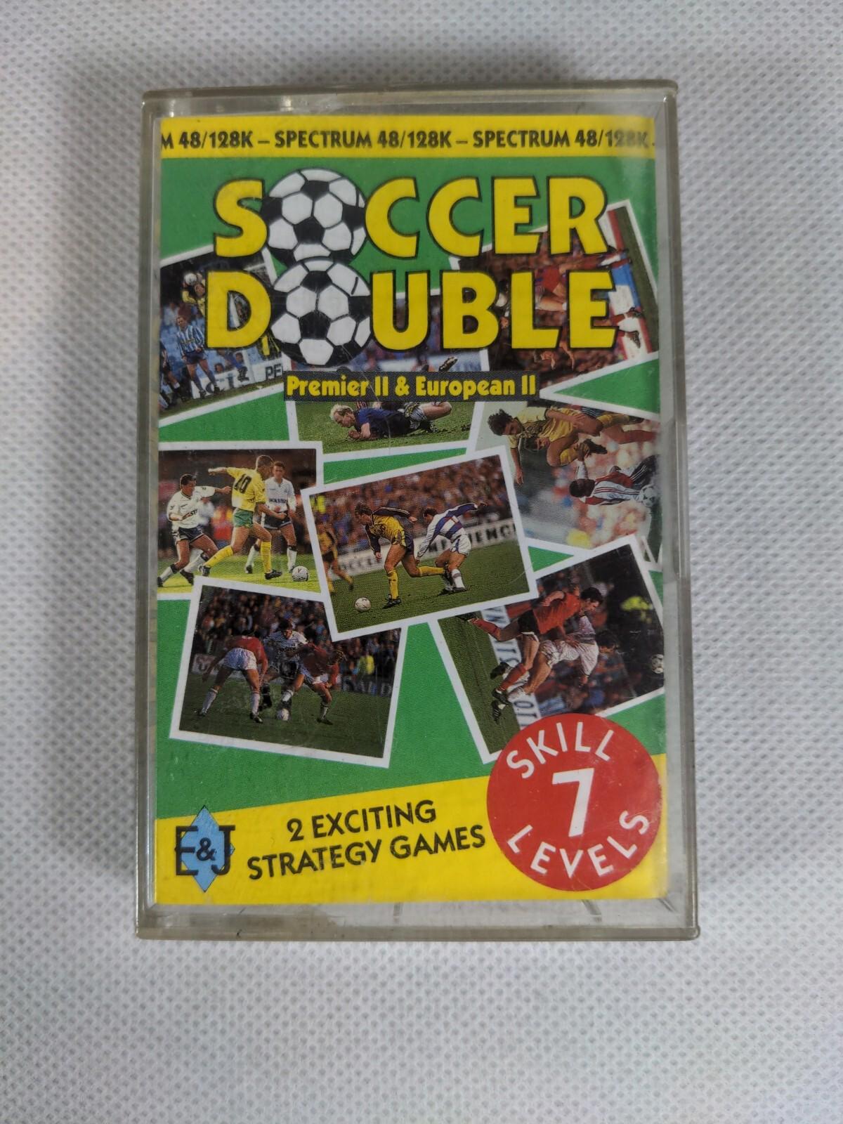 Soccer Double Premier II ZX Spectrum 48K 128K Game Cassette Tested & Working