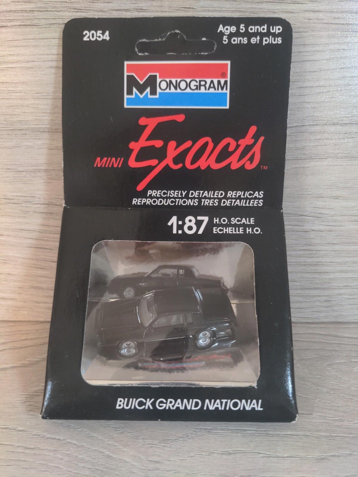 Monogram Mini Exacts Buick Grand National No 2054 Diecast Car 1:87 H.O Scale