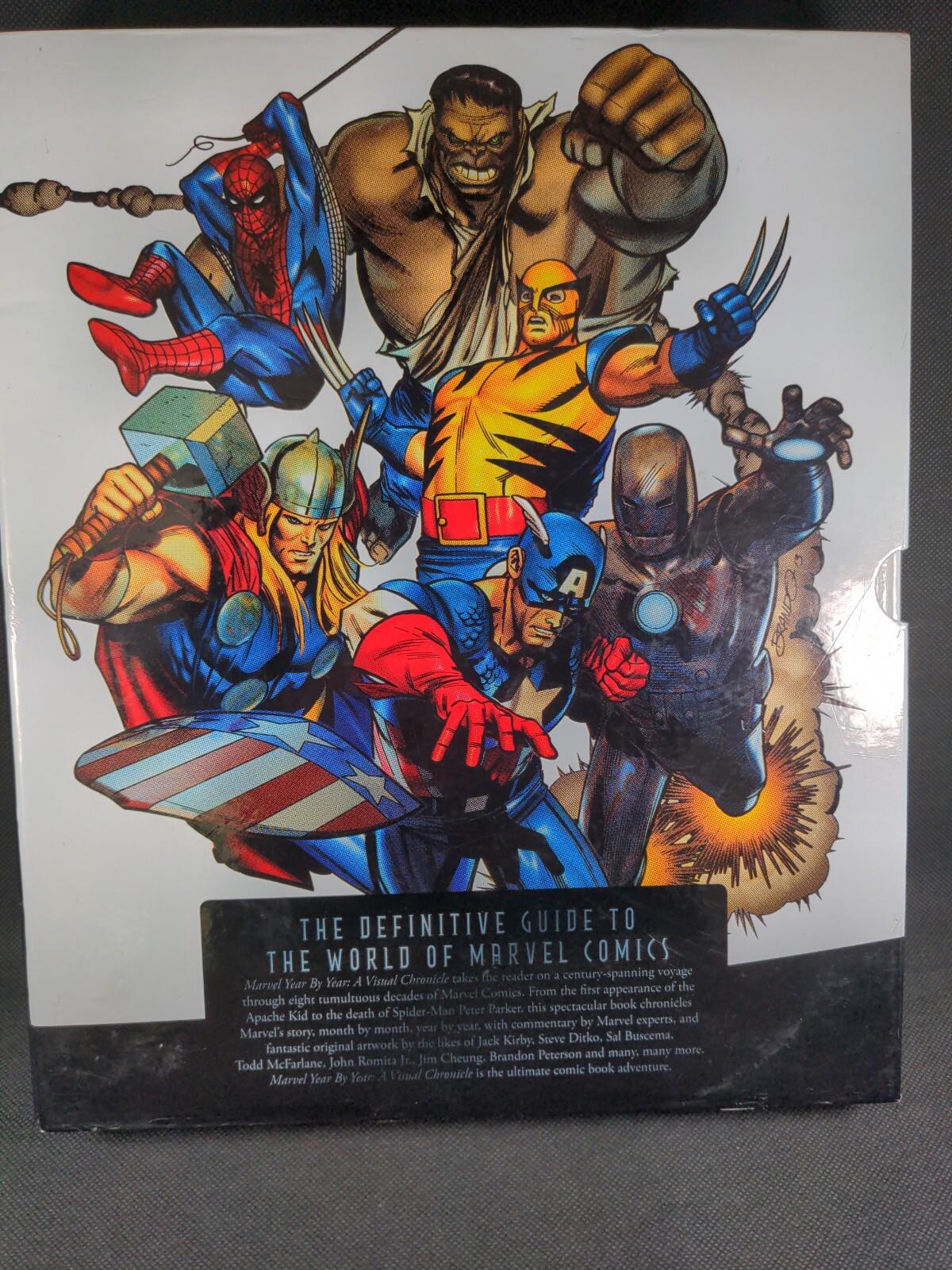 DK Marvel Year By Year A Visual Chronicle Illustrated Hardback Comic Book - Retrorama UK