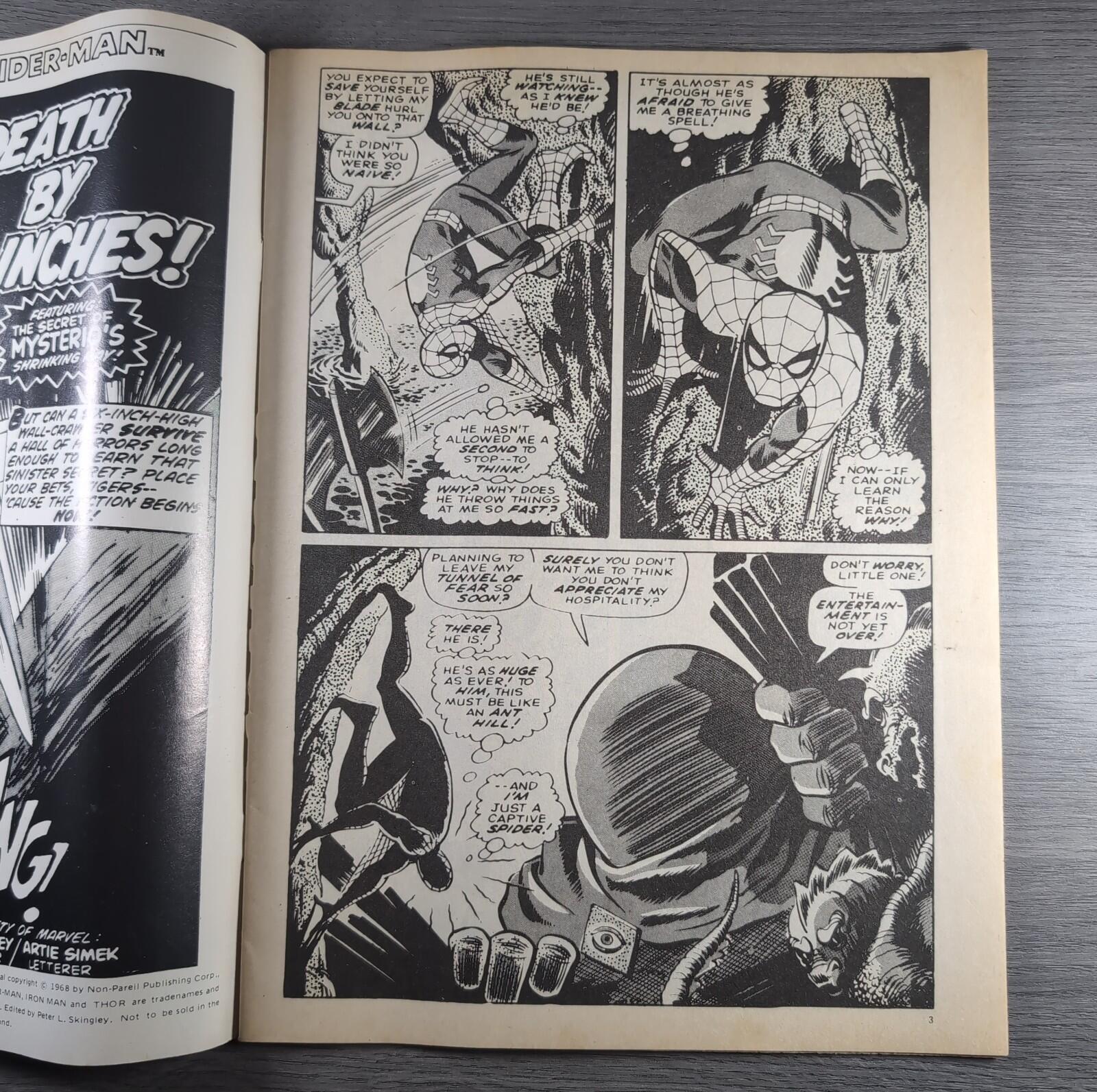 Spider-Man Comics Weekly No 71 Marvel Comics UK 22nd June 1974 Vintage Comic