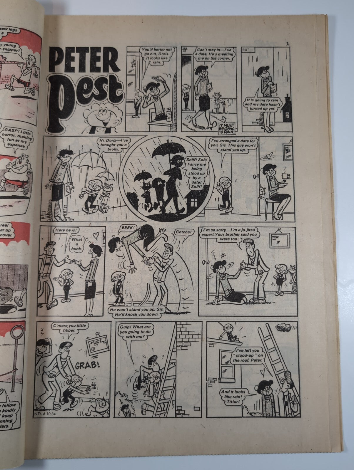 Nutty Comic Featuring Bananaman Issue No. 243 Oct 6th 1984 Vintage Retro Comic