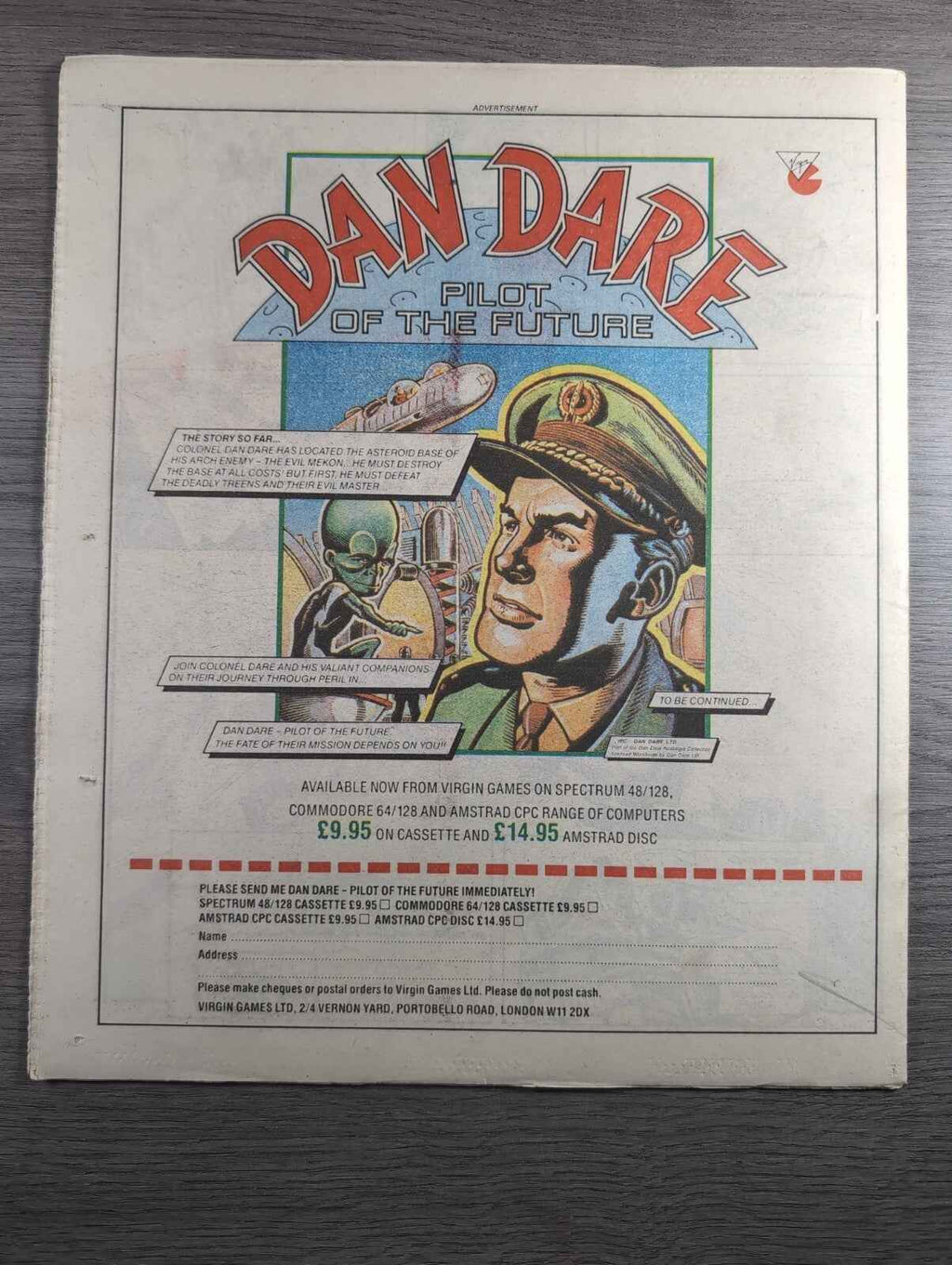 2000AD Prog 489 Featuring Judge Dread Comic Date 27th Sept 1986 Retro Comic