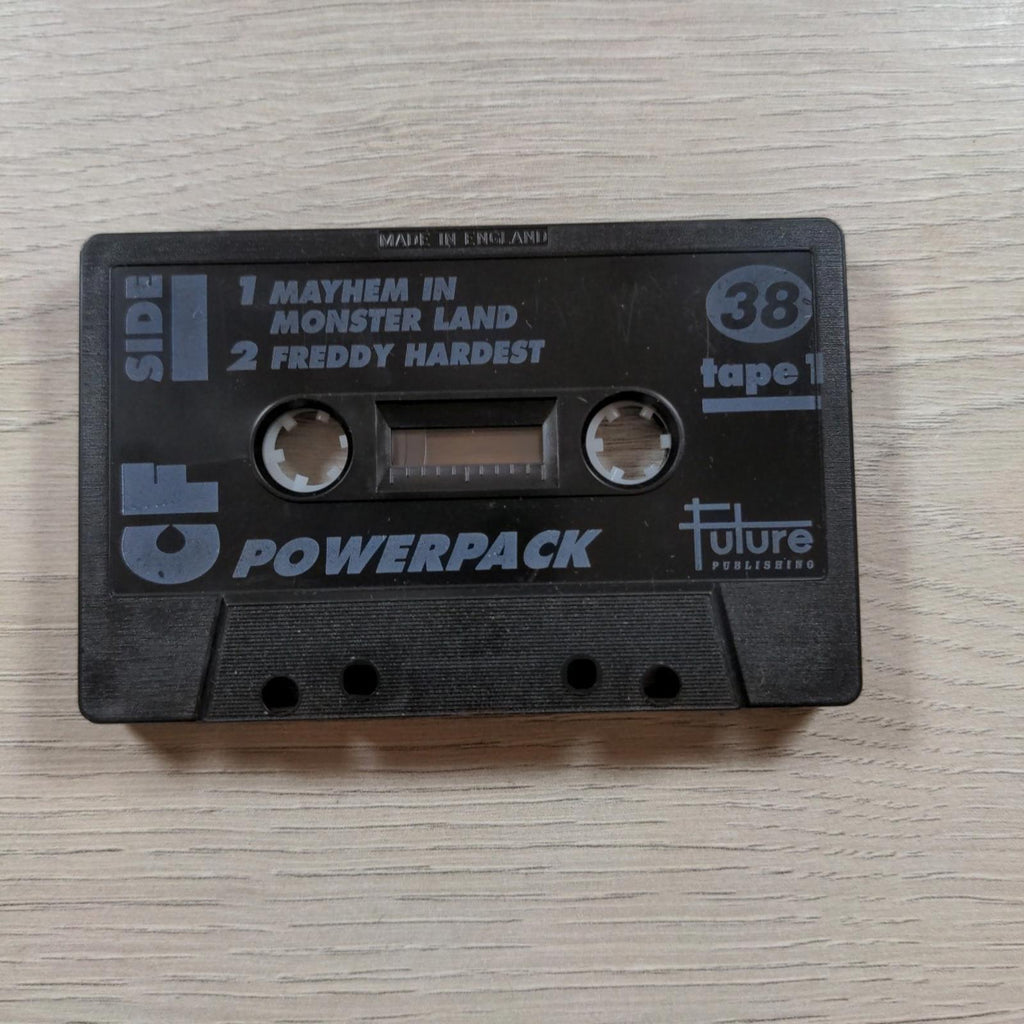 The CF Power Pack Tape 38 Commodore 64 C64 Video Game Cassette Tested & Working