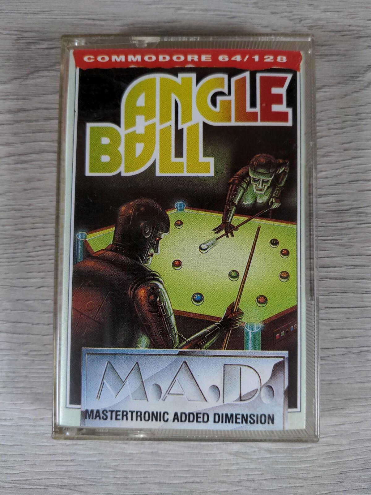 Angle Ball Commodore 64 C64 Game Cassette Tested & Working