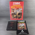 Combat Atari 2600 Video Game CX2601 Cartridge  Manual Boxed CIB Tested & Working