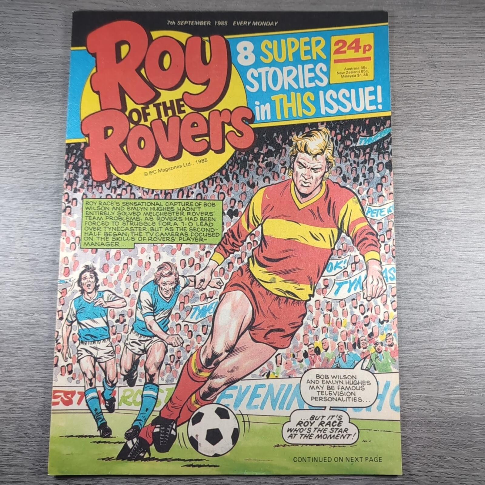 Roy of The Rovers 7th September 1985 Vintage Comic IPC Magazines