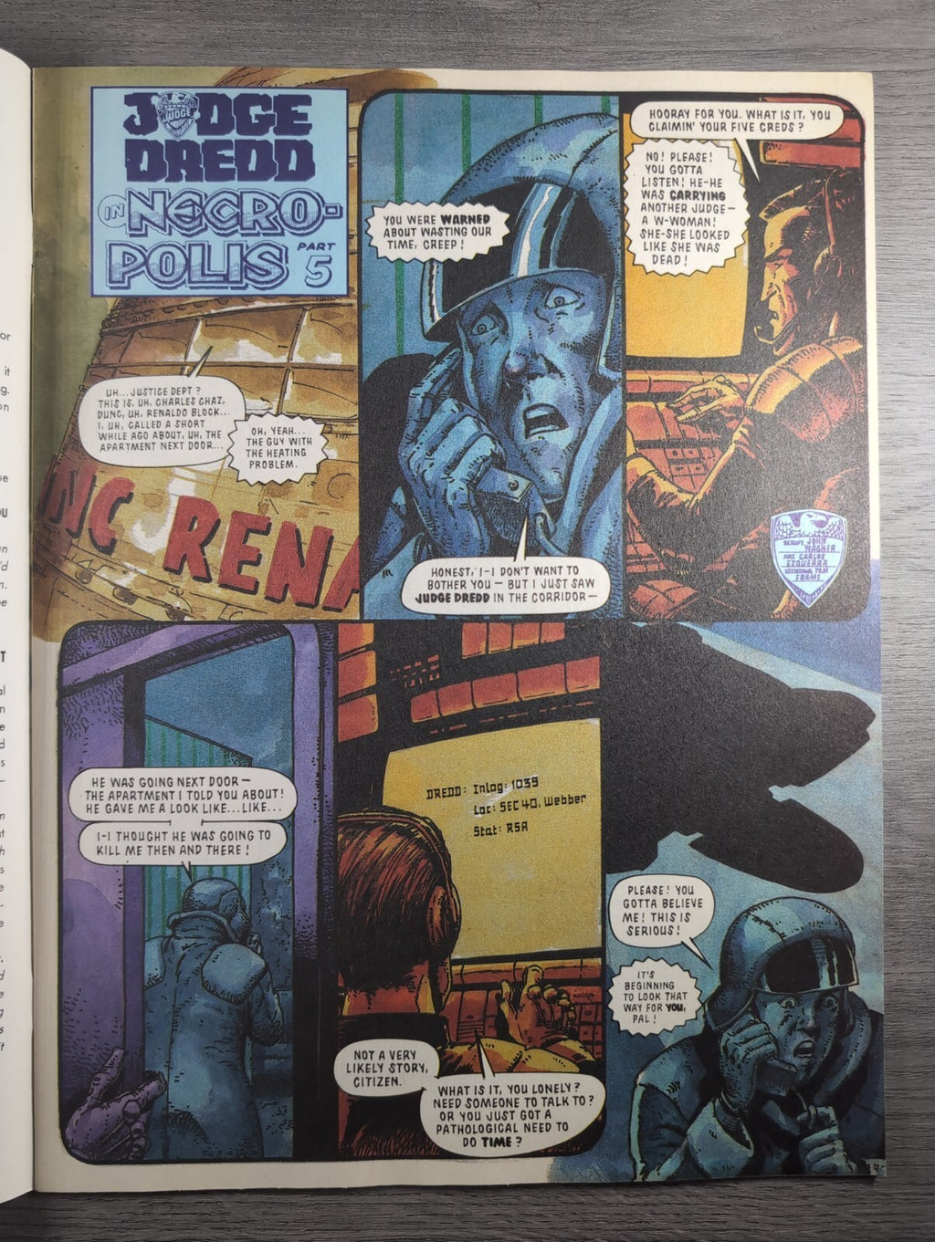 2000AD Prog 678 Featuring Judge Dredd Comic 12th May 1990 Vintage Retro Comic