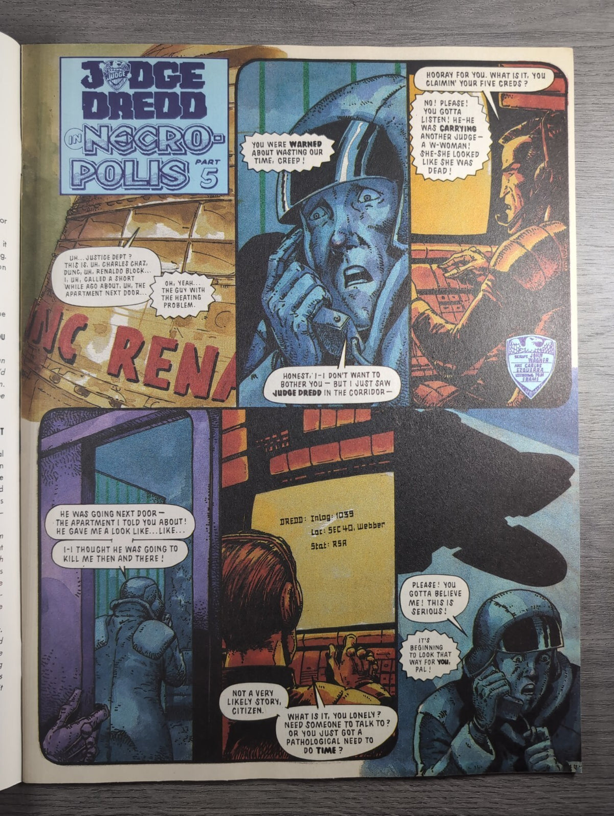 2000AD Prog 678 Featuring Judge Dredd Comic 12th May 1990 Vintage Retro Comic