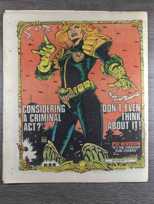 2000AD Prog 414 Featuring Judge Dread Comic 20 April 1985 Vintage Retro Comic