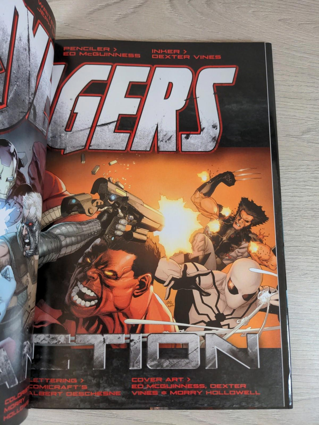 Marvel Avengers: X-Sanction by Jeph Loeb Hardcover 2012 Graphic Novel