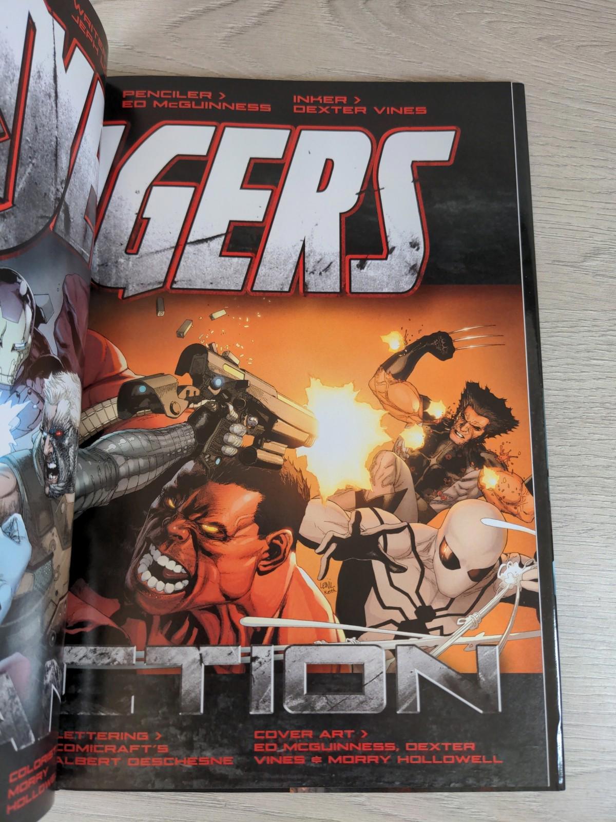 Marvel Avengers: X-Sanction by Jeph Loeb Hardcover 2012 Graphic Novel