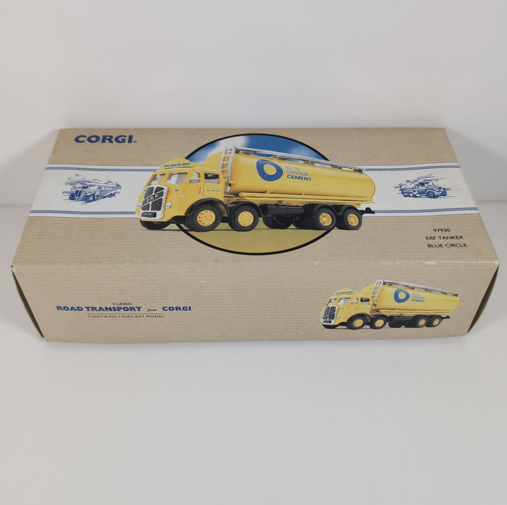 Corgi Classic Road Transport 97930 ERF Tanker Blue Circle Die-Cast Model