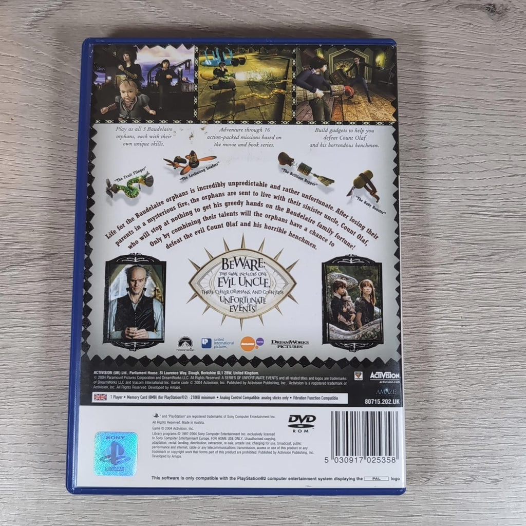 Lemony Snickets A Series Of Unfortunate Events Playstation 2 PS2 Game Tested