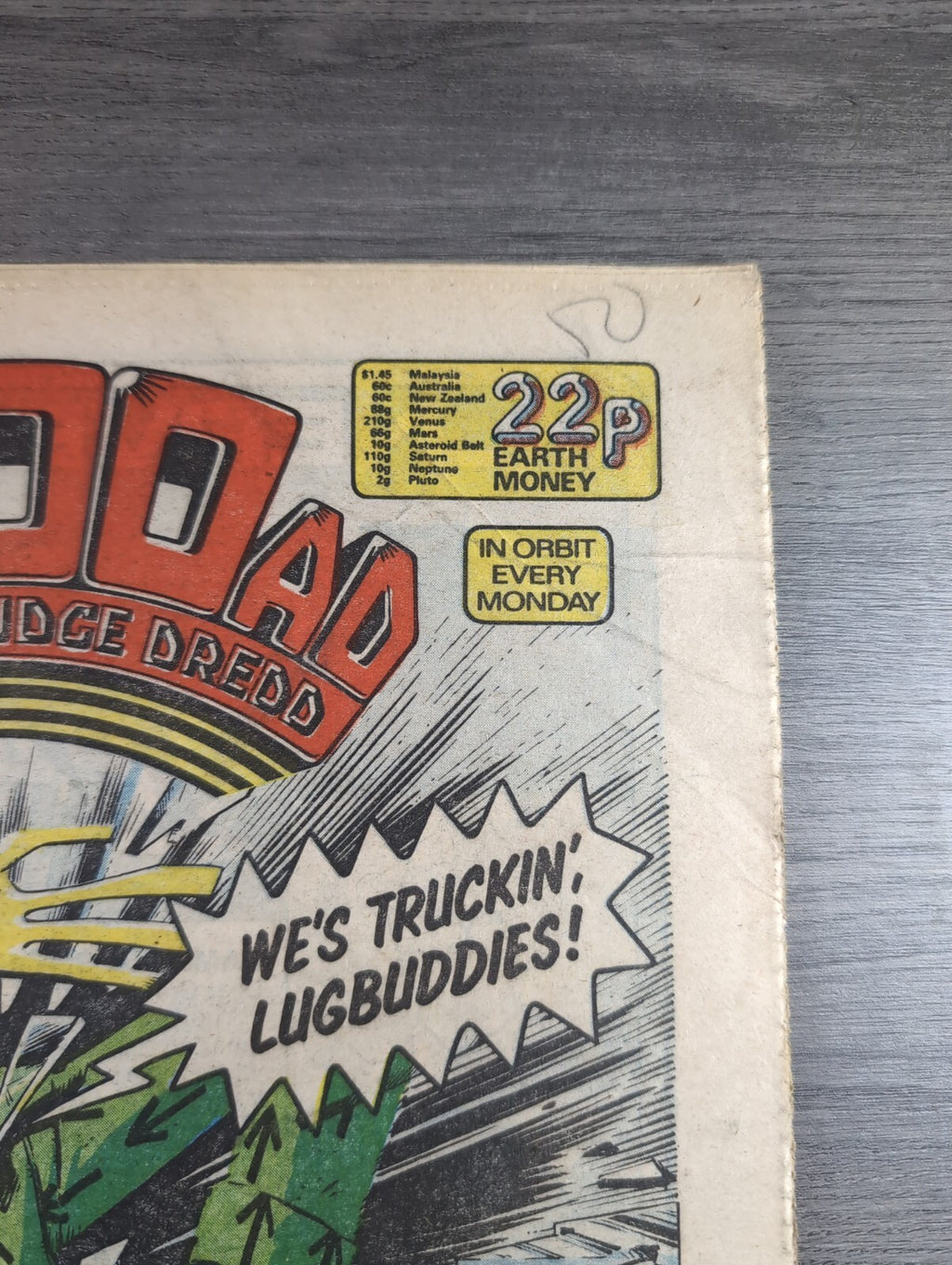 2000AD Prog 378 Featuring Judge Dredd Comic 11th August 1984 Vintage Retro Comic