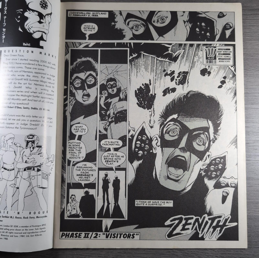2000AD Prog 591 Featuring Judge Dredd 10th September 1988 Vintage Comic