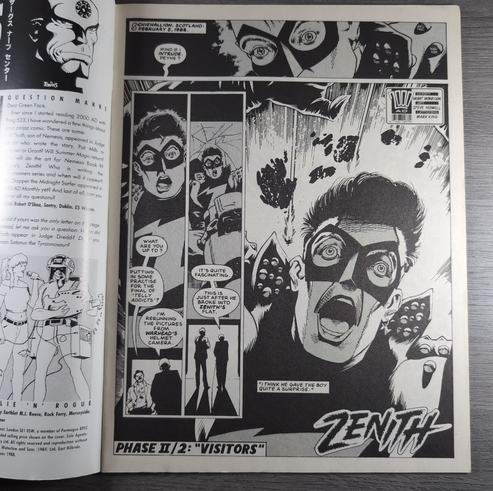 2000AD Prog 591 Featuring Judge Dredd 10th September 1988 Vintage Comic