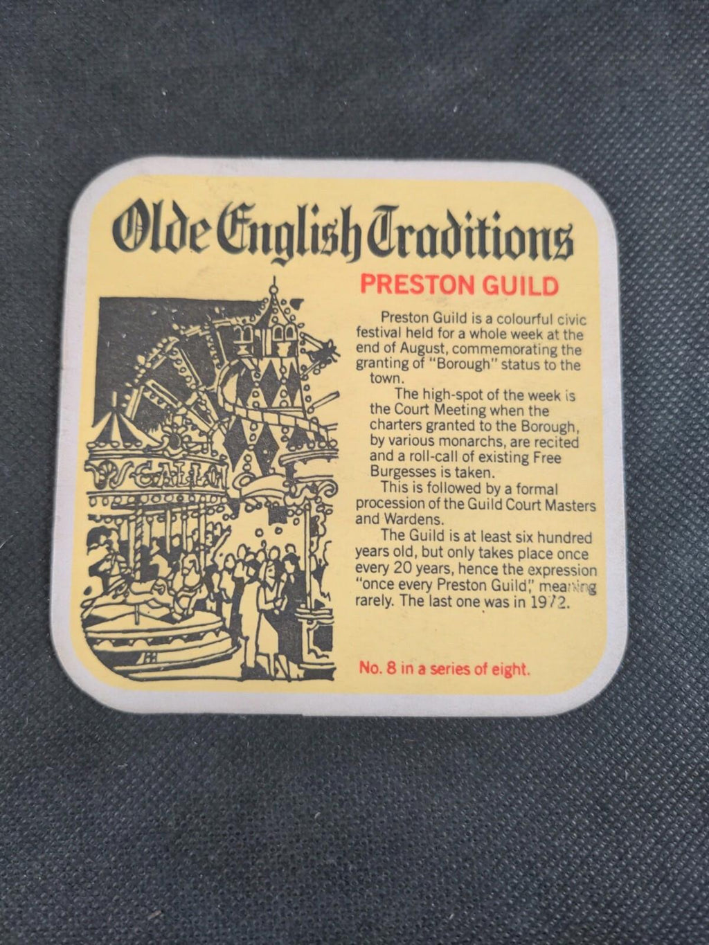 2 Vintage Beer Mats Olde English Cider - Retrorama UK