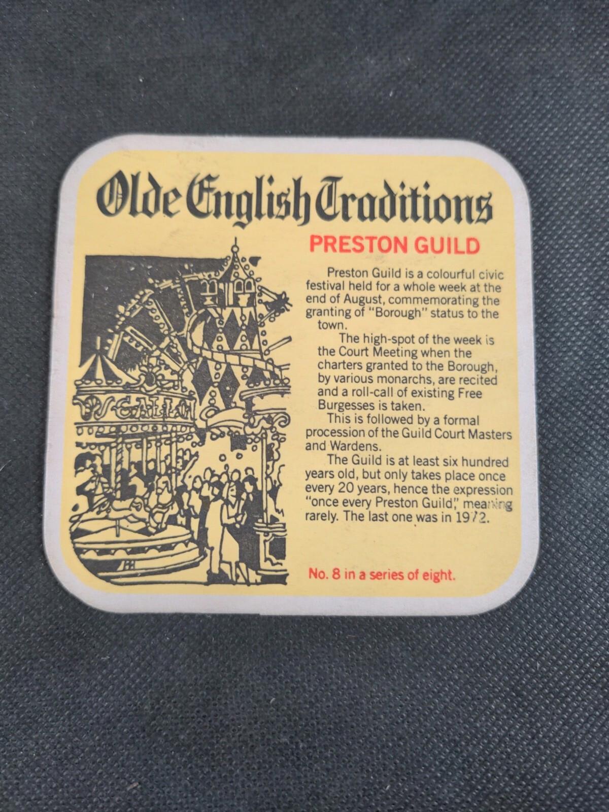 2 Vintage Beer Mats Olde English Cider - Retrorama UK