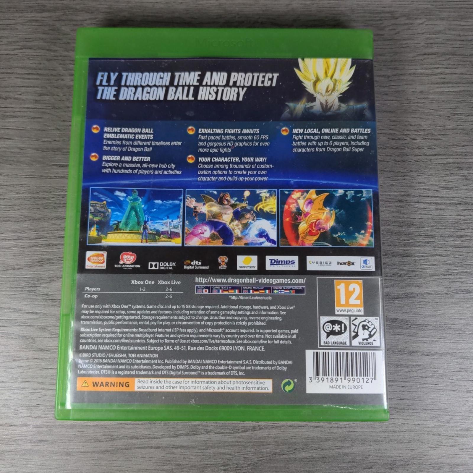 Dragonball Xenoverse 2 Game for Microsoft Xbox One Bandai Namco PEGI 12