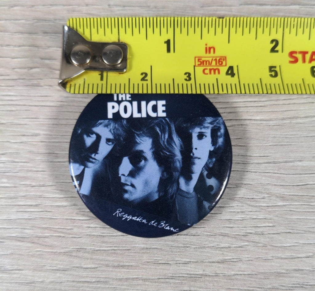 The Police Sting Pop Group Band - Vintage Pin Badge - Retrorama UK