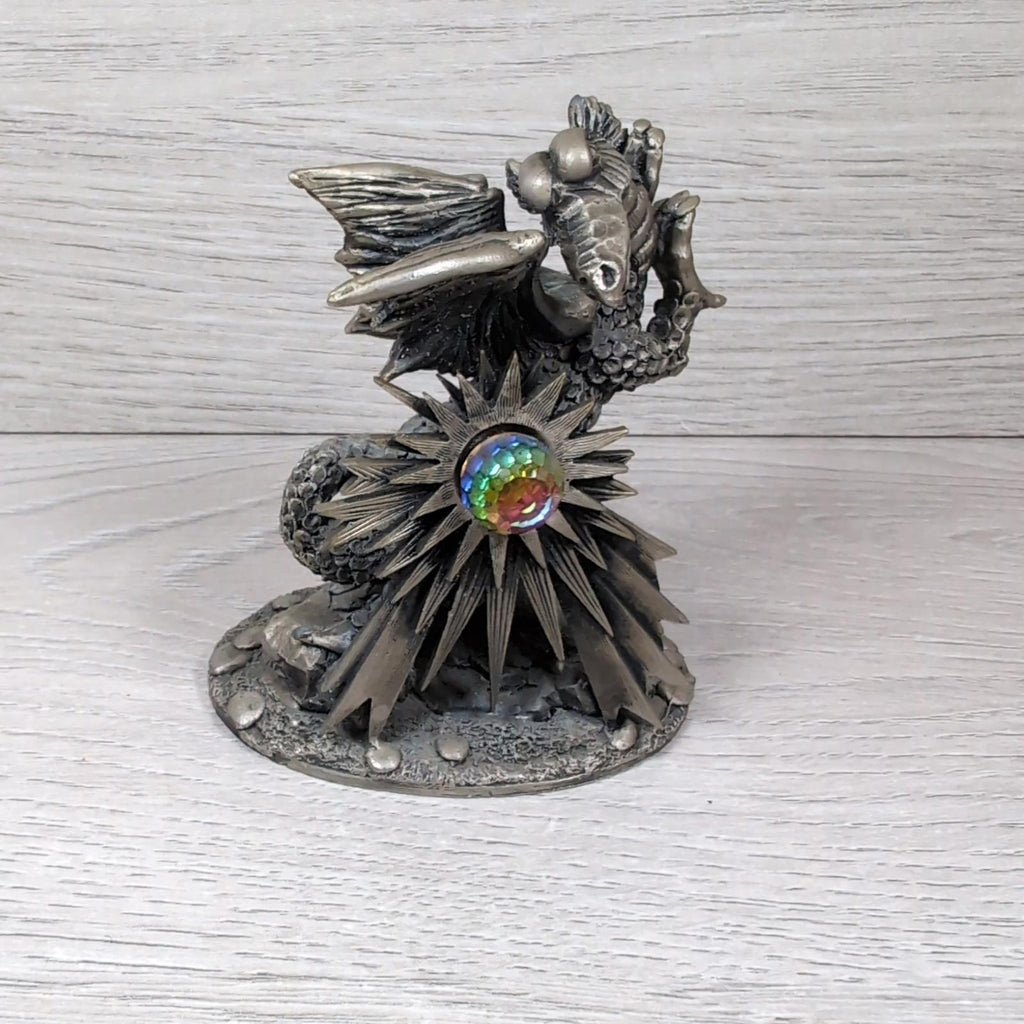 Myth & Magic The Dragon Of Light 3085 The Tudor Mint Pewter Metal Figure