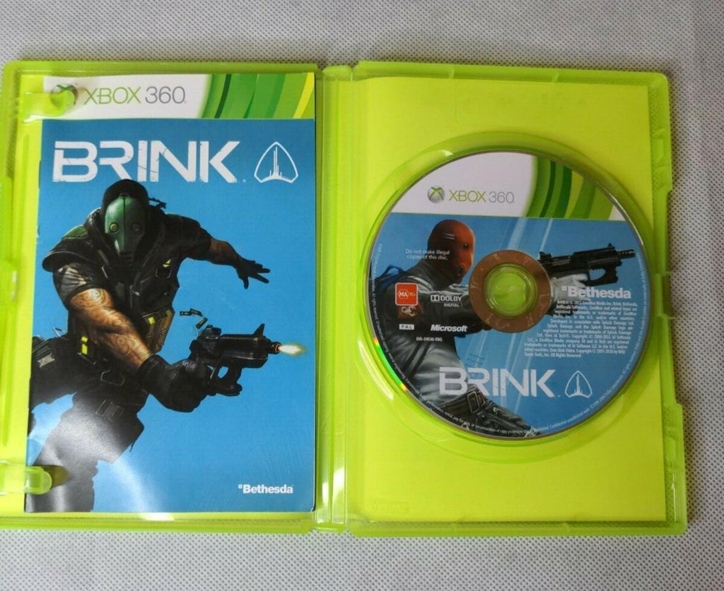 Brink Special Edition Microsoft Xbox 360 Game PAL 16+ Manual Included