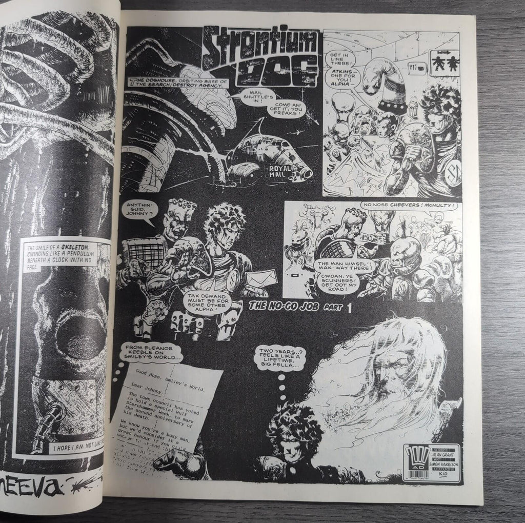 2000AD Prog 580 Featuring Judge Dredd 25th June 1988 Vintage Comic