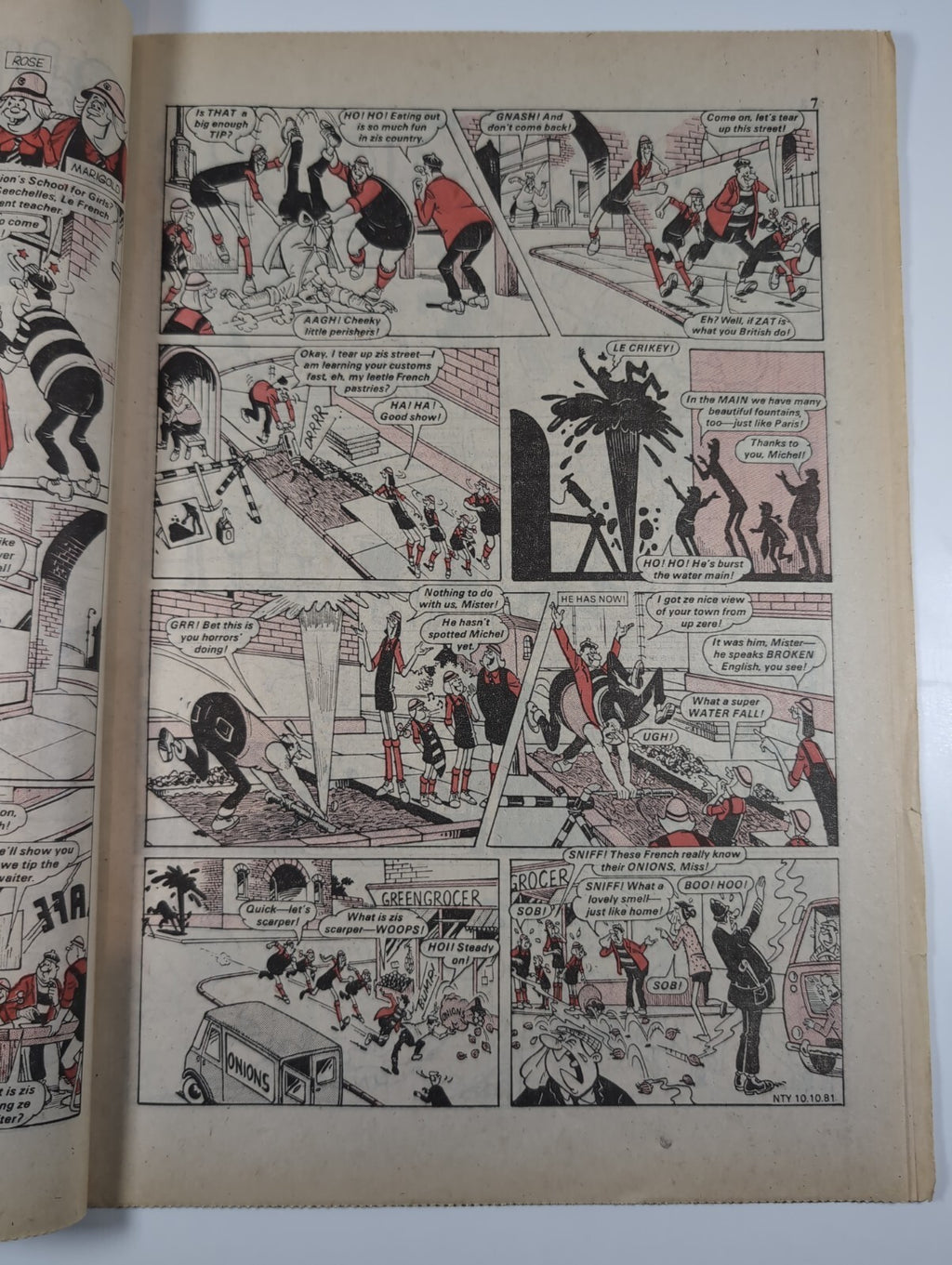 Nutty Comic Featuring Bananaman Issue No. 87 Oct 10th 1981 Vintage Retro Comic