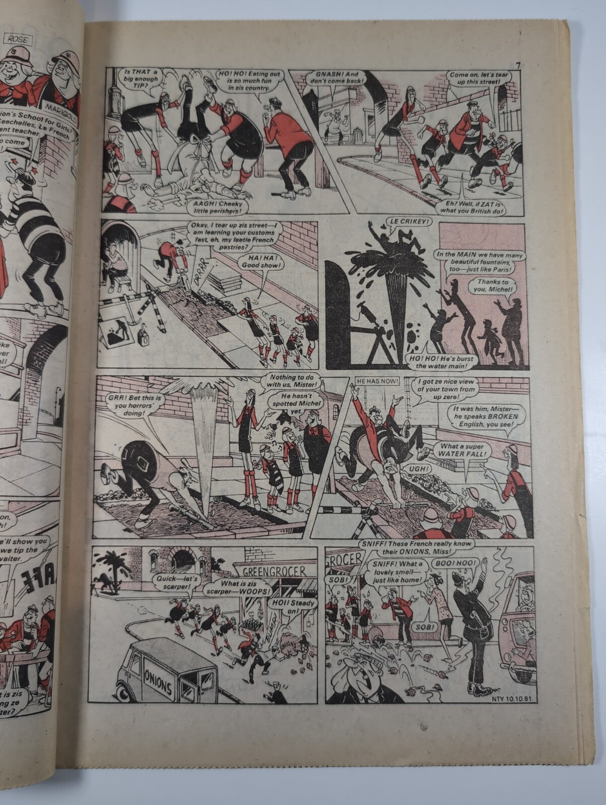 Nutty Comic Featuring Bananaman Issue No. 87 Oct 10th 1981 Vintage Retro Comic