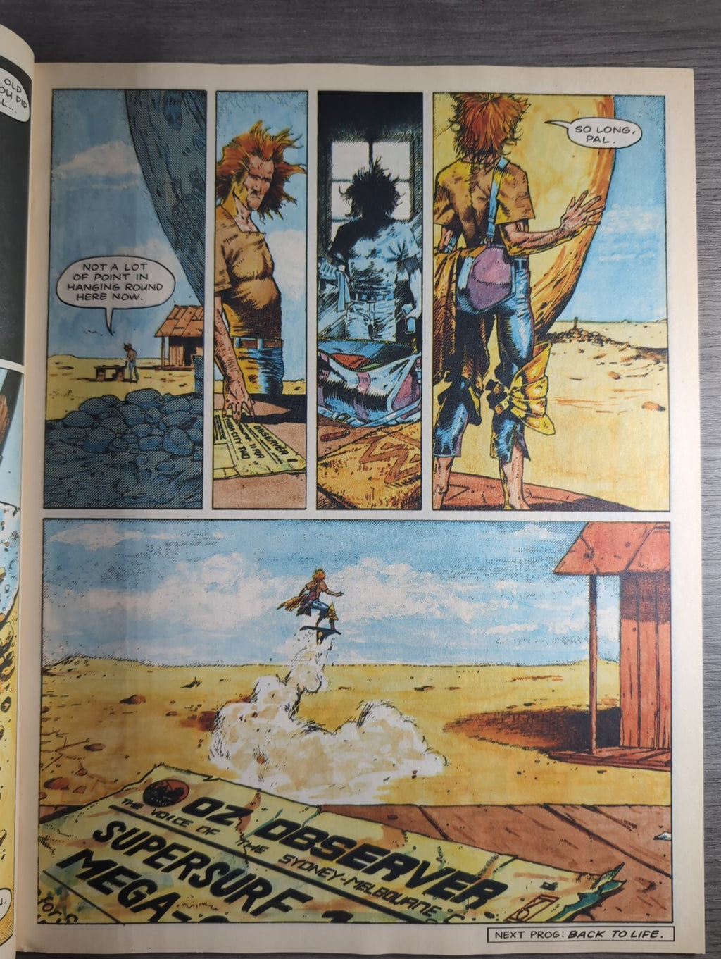 2000AD Prog 654 Featuring Judge Dread Comic 25th Nov 1989 Vintage Retro Comic - Retrorama UK