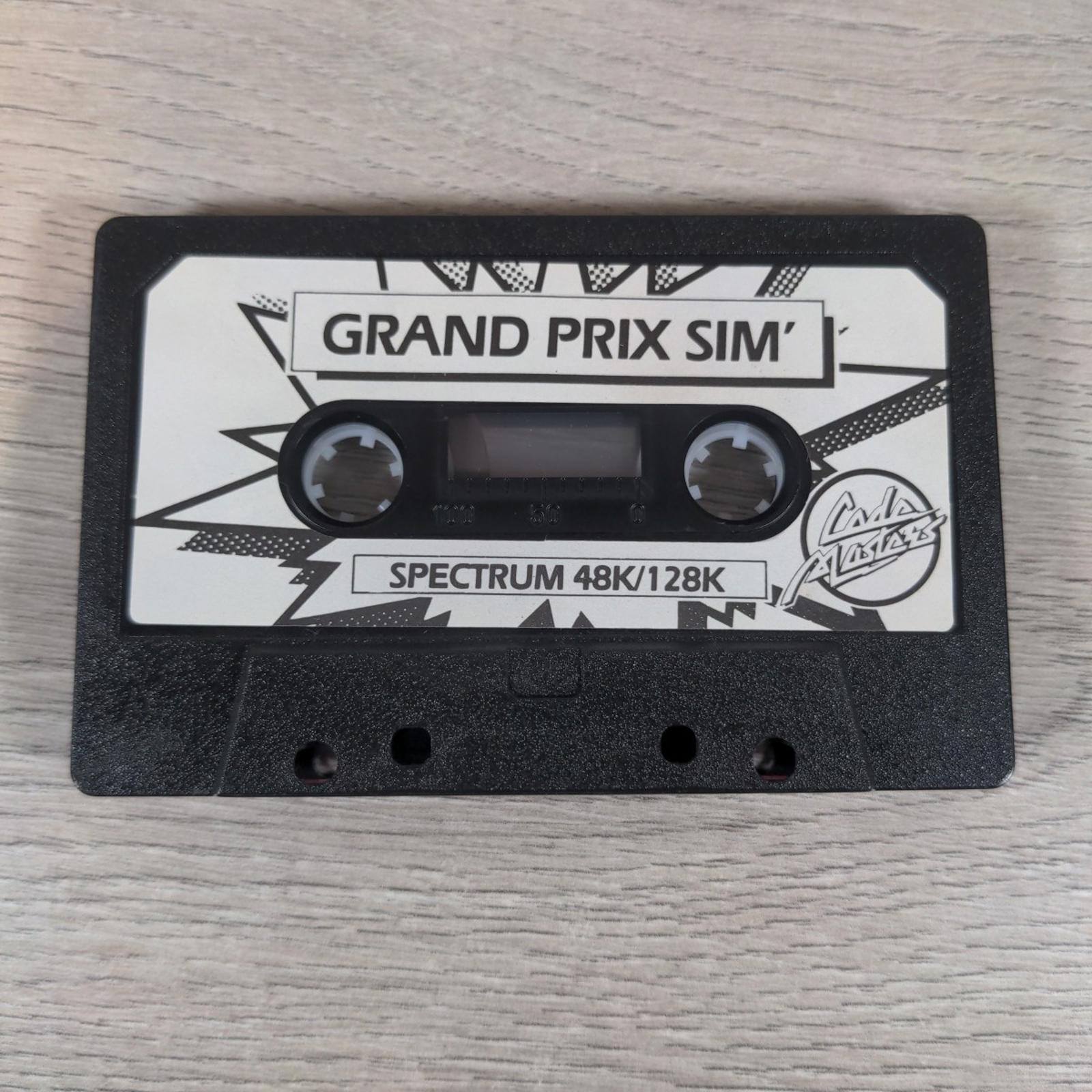 Grand Prix Simulator ZX Spectrum 48/128K Game Cassette Tested & Working