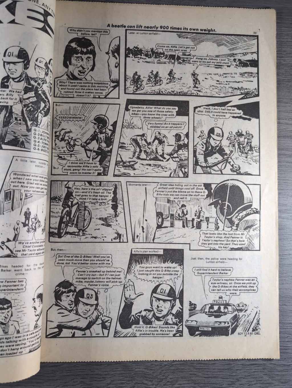 Buddy Comic Issue No 31 12th September 1981 Vintage Retro Comic